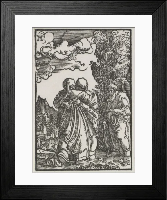 Framed Print : The Fall and Redemption of Man: The Visitation, c. 1515. Creator: Albrecht Altdorfer (German, c Framed Print : The Fall and Redemption of Man: The Visitation, c. 1515. Creator: Albrecht Altdorfer (German, c