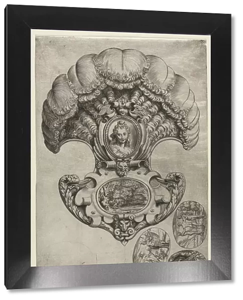 The Fan (LEventail ), c. 1589-1595. Creator: Agostino Carracci (Italian, 1557-1602)