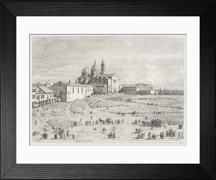 Framed Print : Views: Church of Saint Justina in Pra della Valle, Padua, 1735-1746. Creator Framed Print : Views: Church of Saint Justina in Pra della Valle, Padua, 1735-1746. Creator