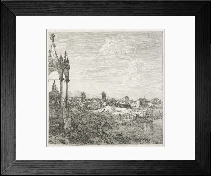 Framed Print : Views: The Sepulcher of a Bishop, 1735-1746. Creator: Antonio Canaletto (Italian, 1697-1768) Framed Print : Views: The Sepulcher of a Bishop, 1735-1746. Creator: Antonio Canaletto (Italian, 1697-1768)