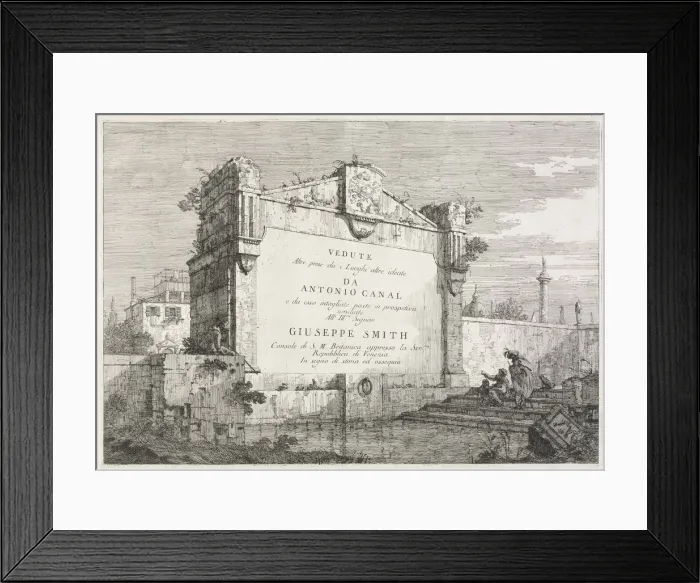 Framed Print : Views: Title Page, 1735-1746. Creator: Antonio Canaletto (Italian, 1697-1768) Framed Print : Views: Title Page, 1735-1746. Creator: Antonio Canaletto (Italian, 1697-1768)