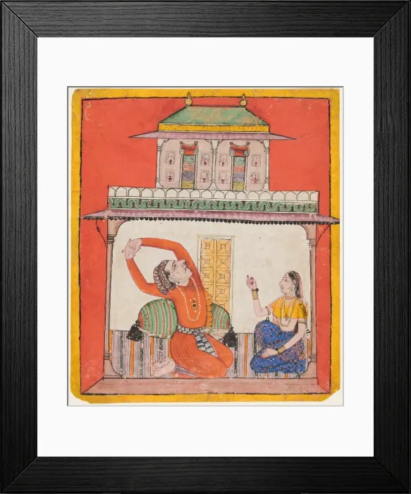 Framed Print : Vighada Raga of Sri, c. 1700. Creator: Unknown Framed Print : Vighada Raga of Sri, c. 1700. Creator: Unknown