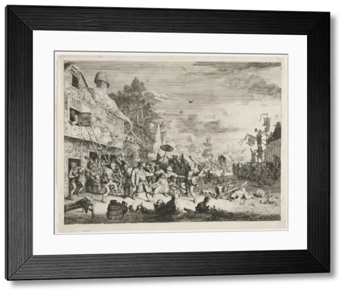 Framed Print : Village Fete. Creator: Cornelis Dusart (Dutch, 1660-1704) Framed Print : Village Fete. Creator: Cornelis Dusart (Dutch, 1660-1704)