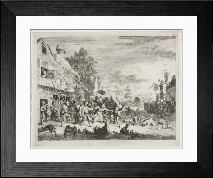 Framed Print : Village Fete. Creator: Cornelis Dusart (Dutch, 1660-1704) Framed Print : Village Fete. Creator: Cornelis Dusart (Dutch, 1660-1704)