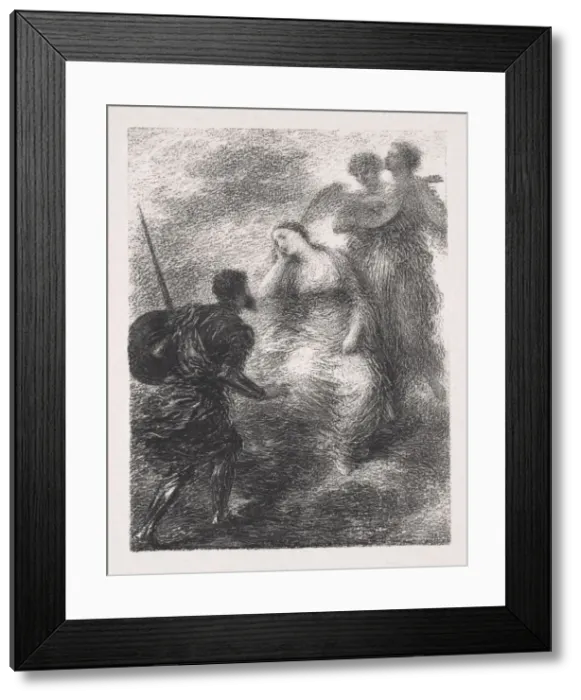Framed Print : Vision, 1895. Creator: Henri Fantin-Latour (French, 1836-1904) Framed Print : Vision, 1895. Creator: Henri Fantin-Latour (French, 1836-1904)