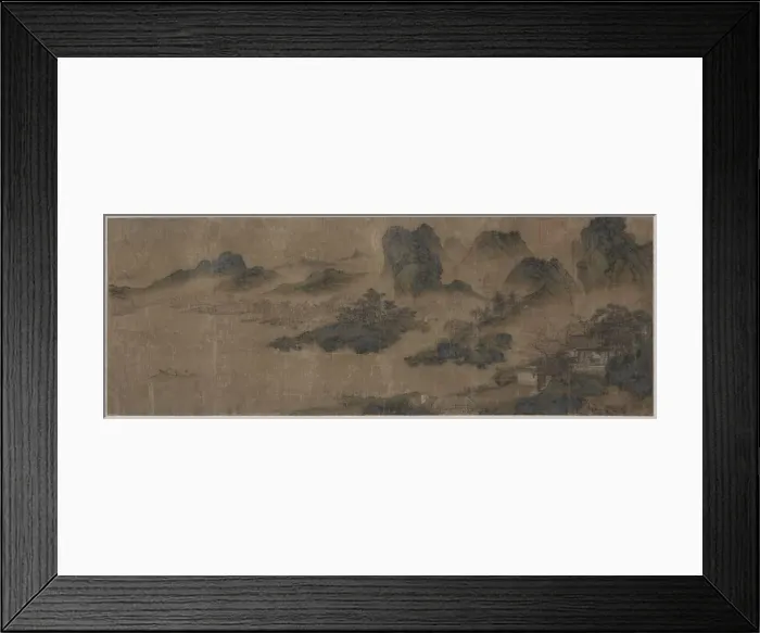 Framed Print : Visiting an Old Friend in the Spring Mountains, 1300s. Creator: Unknown Framed Print : Visiting an Old Friend in the Spring Mountains, 1300s. Creator: Unknown