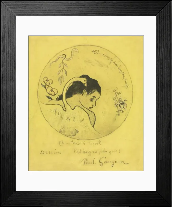 Framed Print : Volpini Suite, 1889. Creator: Paul Gauguin (French, 1848-1903) Framed Print : Volpini Suite, 1889. Creator: Paul Gauguin (French, 1848-1903)