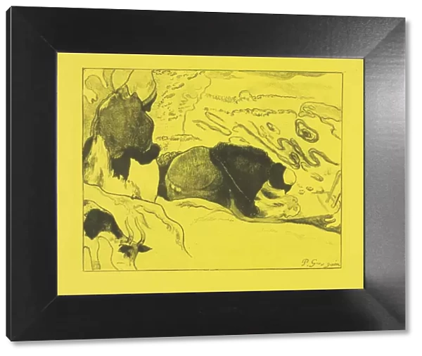 Volpini Suite: Laundresses (Les Laveuses), 1889. Creator: Paul Gauguin (French, 1848-1903)