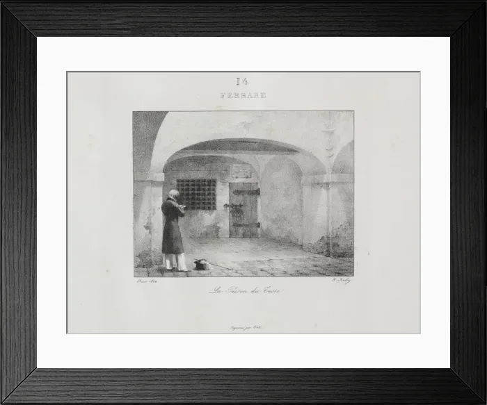 Framed Print : Voyage en Italie en 1822, 1833. Creator: Jean-Baptiste Isabey (French, 1767-1855) Framed Print : Voyage en Italie en 1822, 1833. Creator: Jean-Baptiste Isabey (French, 1767-1855)