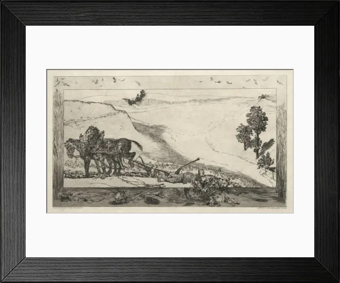 Framed Print : Vom Tode I, (Opus II, 1889) No. 7. Creator: Max Klinger (German, 1857-1920) Framed Print : Vom Tode I, (Opus II, 1889) No. 7. Creator: Max Klinger (German, 1857-1920)