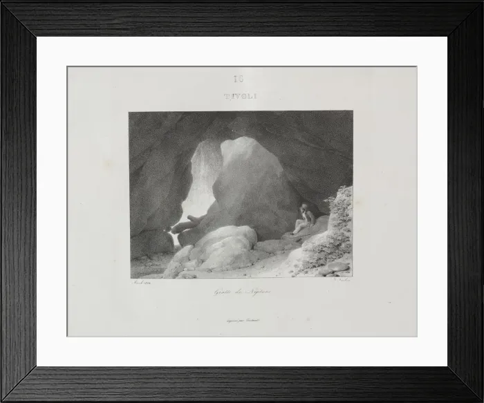 Framed Print : Voyage en Italie en 1822, 1833. Creator: Jean-Baptiste Isabey (French, 1767-1855) Framed Print : Voyage en Italie en 1822, 1833. Creator: Jean-Baptiste Isabey (French, 1767-1855)
