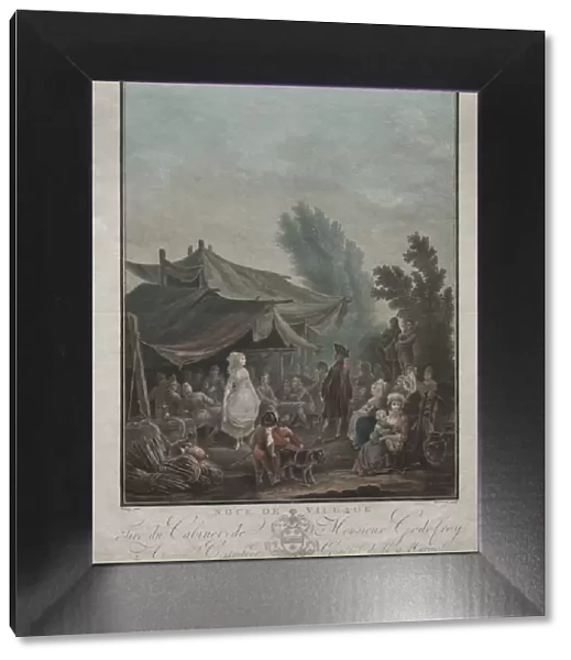 Village Wedding, 1785. Creator: Charles-Melchior Descourtis (French, 1753-1820)