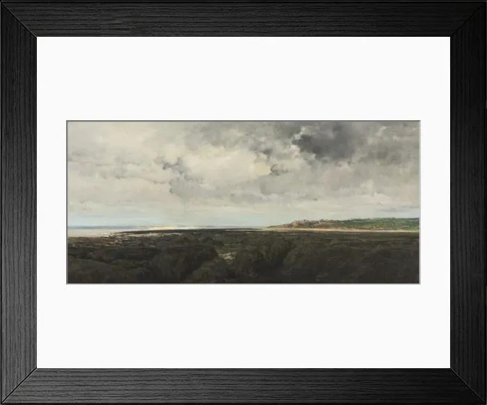 Framed Print : Villerville Seen from Le Ratier, 1855. Creator: Charles Francois Daubigny (French, 1817-1878) Framed Print : Villerville Seen from Le Ratier, 1855. Creator: Charles Francois Daubigny (French, 1817-1878)