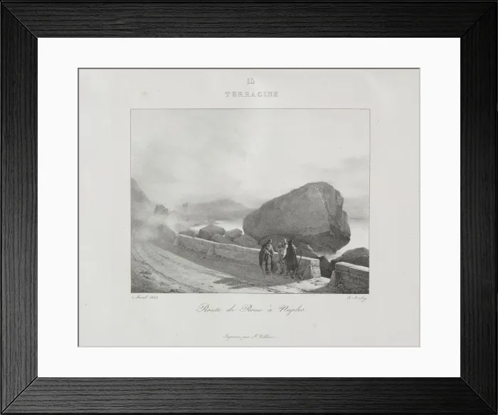 Framed Print : Voyage en Italie en 1822, 1833. Creator: Jean-Baptiste Isabey (French, 1767-1855) Framed Print : Voyage en Italie en 1822, 1833. Creator: Jean-Baptiste Isabey (French, 1767-1855)