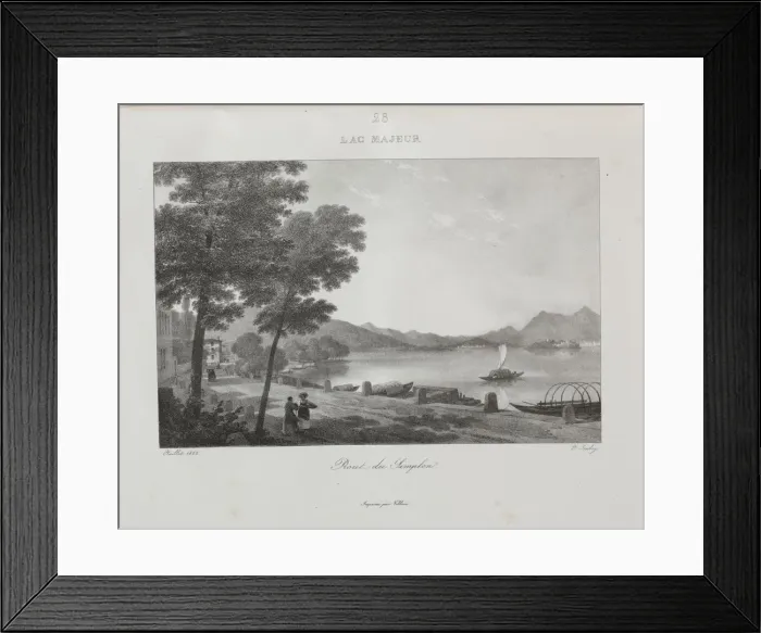 Framed Print : Voyage en Italie en 1822, 1833. Creator: Jean-Baptiste Isabey (French, 1767-1855) Framed Print : Voyage en Italie en 1822, 1833. Creator: Jean-Baptiste Isabey (French, 1767-1855)