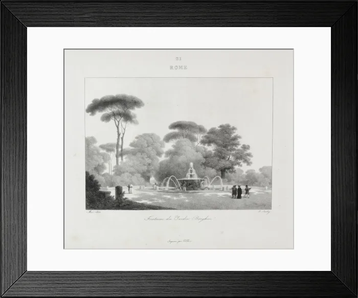 Framed Print : Voyage en Italie en 1822, 1833. Creator: Jean-Baptiste Isabey (French, 1767-1855) Framed Print : Voyage en Italie en 1822, 1833. Creator: Jean-Baptiste Isabey (French, 1767-1855)