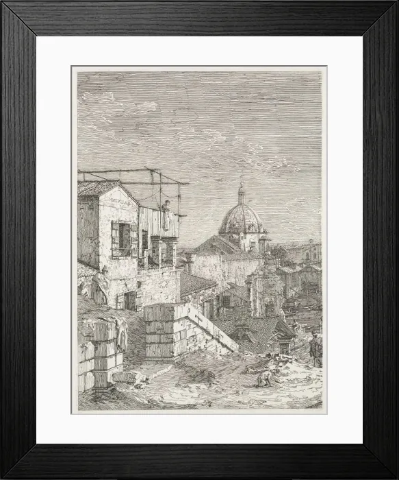 Framed Print : Views: La Maison a linscription, 1735-1746. Creator: Antonio Canaletto (Italian, 1697-1768) Framed Print : Views: La Maison a linscription, 1735-1746. Creator: Antonio Canaletto (Italian, 1697-1768)
