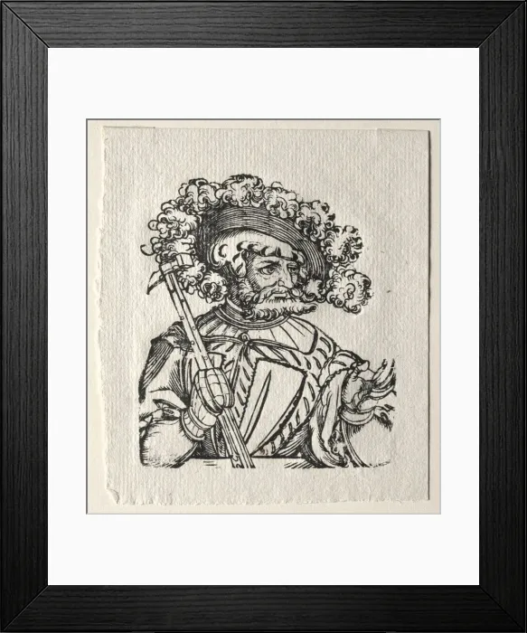 Framed Print : Tyrants of the Old Testament: Holofernes. Creator: Georg Pencz (German, c. 1500-1550) Framed Print : Tyrants of the Old Testament: Holofernes. Creator: Georg Pencz (German, c. 1500-1550)