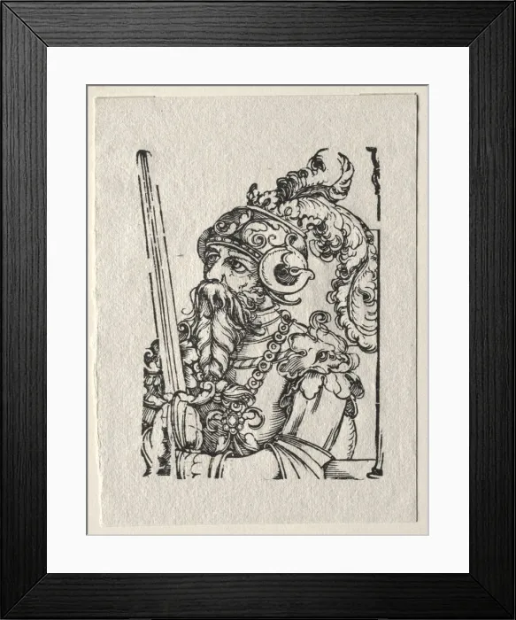 Framed Print : Tyrants of the Old Testament: Sennacherib. Creator: Georg Pencz (German, c. 1500-1550) Framed Print : Tyrants of the Old Testament: Sennacherib. Creator: Georg Pencz (German, c. 1500-1550)