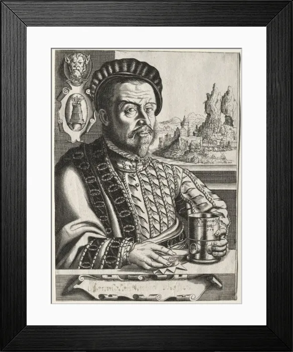 Framed Print : Ulrich Schwaiger. Creator: Hanns Lautensack (German, 1524-1566) Framed Print : Ulrich Schwaiger. Creator: Hanns Lautensack (German, 1524-1566)