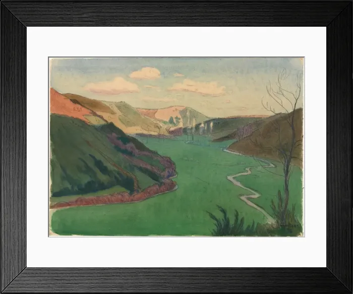 Framed Print : Valley of the Stangala, near Quimper, 1896. Creator: Charles Guilloux (French, 1866-1946) Framed Print : Valley of the Stangala, near Quimper, 1896. Creator: Charles Guilloux (French, 1866-1946)
