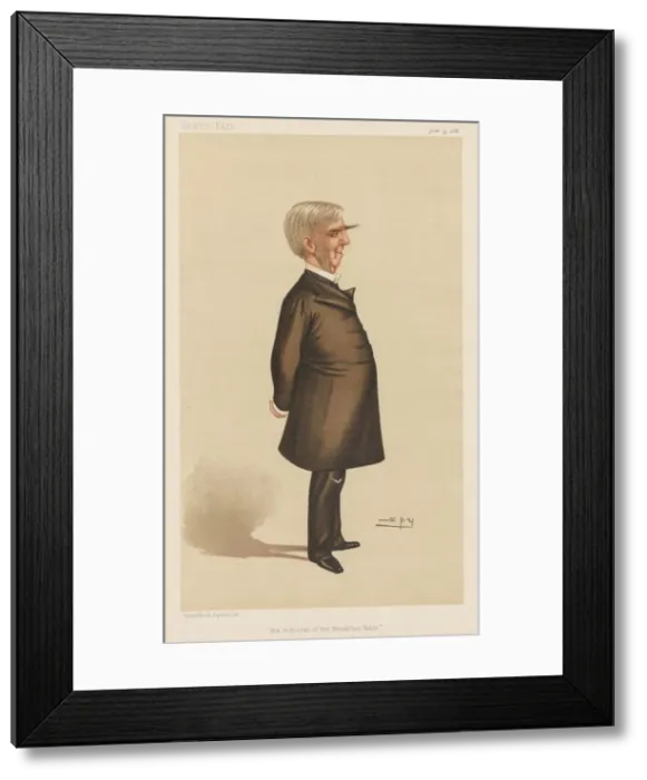 Framed Print : Vanity Fair: The Autocrat of the Breakfast Table, 1886. Creator: Leslie Matthew Framed Print : Vanity Fair: The Autocrat of the Breakfast Table, 1886. Creator: Leslie Matthew