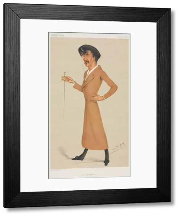 Framed Print : Vanity Fair: A Symphony, 1878. Creator: Leslie Matthew (Spy) Ward (British, 1851-1922) Framed Print : Vanity Fair: A Symphony, 1878. Creator: Leslie Matthew (Spy) Ward (British, 1851-1922)