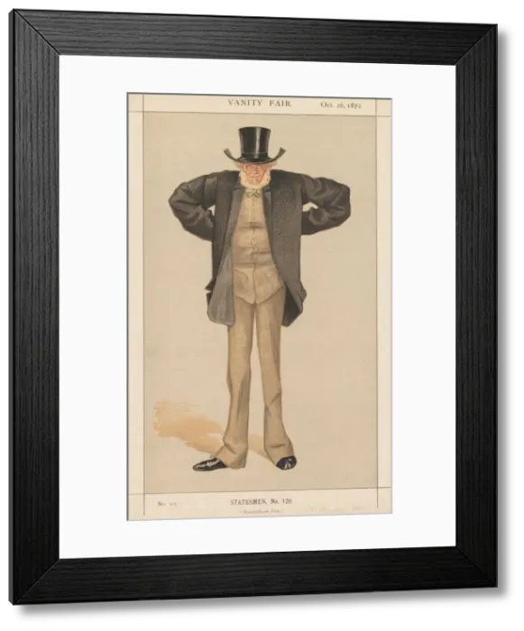 Framed Print : Vanity Fair: Statesman, No. 128 Newcastle-on-Tyne, 1872. Creator: James Tissot (French Framed Print : Vanity Fair: Statesman, No. 128 Newcastle-on-Tyne, 1872. Creator: James Tissot (French