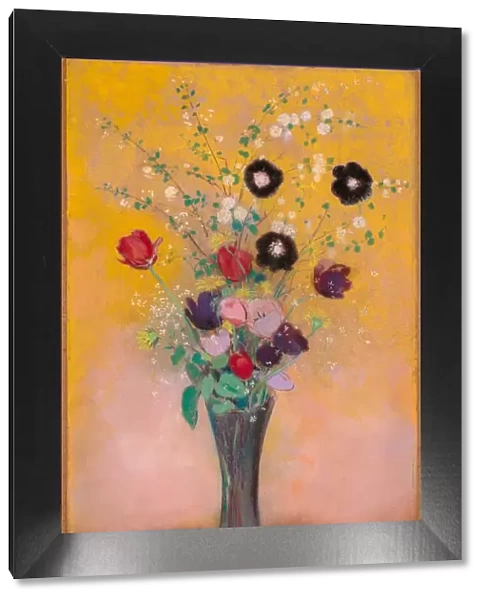 Vase of Flowers, 1916. Creator: Odilon Redon (French, 1840-1916)