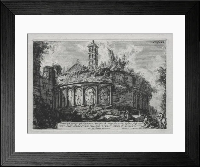 Framed Print : Veduta dellavanzo dellAnfiteatro Castranse. Creator: Giovanni Battista Piranesi (Italian Framed Print : Veduta dellavanzo dellAnfiteatro Castranse. Creator: Giovanni Battista Piranesi (Italian