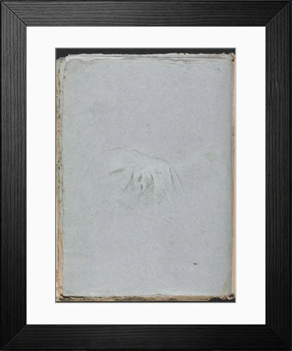 Framed Print : Verona Sketchbook: Drapery (page 20), 1760. Creator: Francesco Lorenzi (Italian, 1723-1787) Framed Print : Verona Sketchbook: Drapery (page 20), 1760. Creator: Francesco Lorenzi (Italian, 1723-1787)