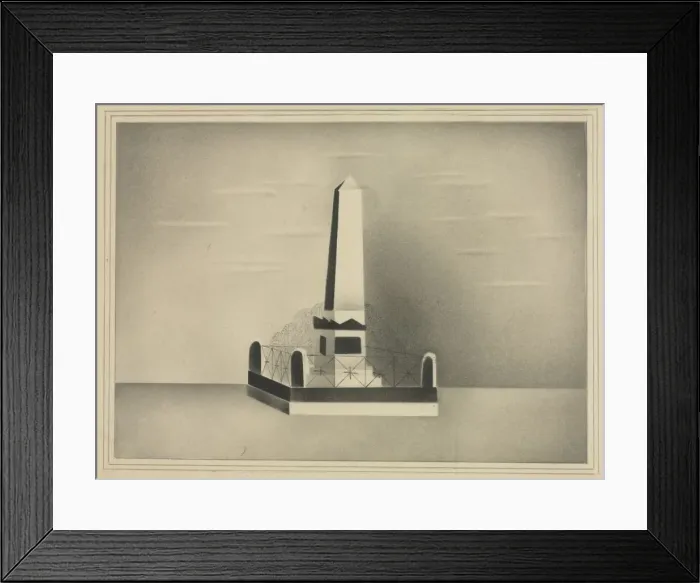 Framed Print : Tomb of Messina. Creator: Mary Altha Nims (American, 1817-1907) Framed Print : Tomb of Messina. Creator: Mary Altha Nims (American, 1817-1907)