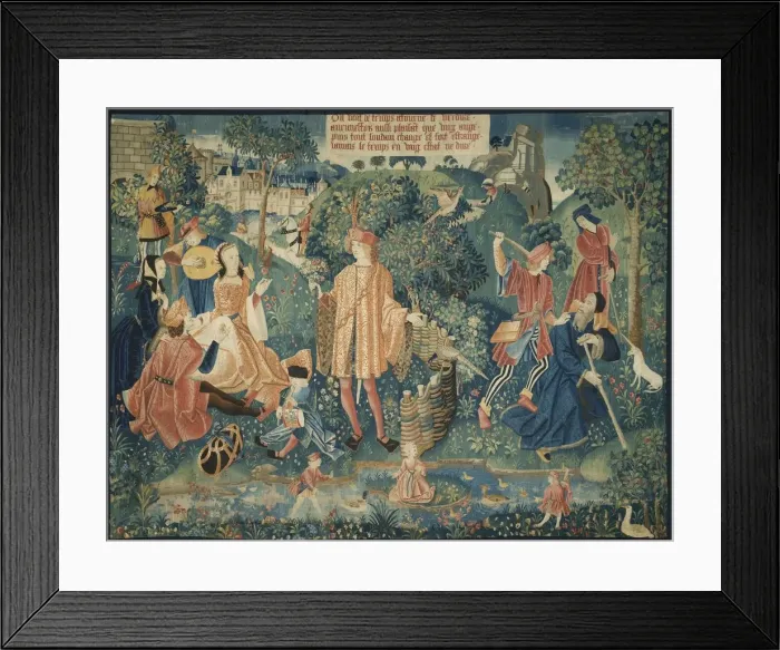 Framed Print : Time (From Chateau de Chaumont Set), 1512-1515. Creator: Unknown Framed Print : Time (From Chateau de Chaumont Set), 1512-1515. Creator: Unknown