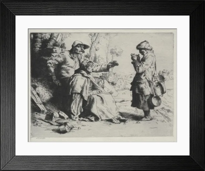 Framed Print : Tinkers, 1882. Creator: William Strang (British, 1859-1921) Framed Print : Tinkers, 1882. Creator: William Strang (British, 1859-1921)