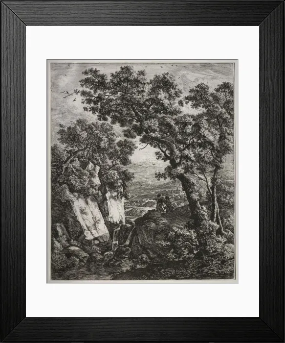 Framed Print : Tobias and the Angel. Creator: Anthonie Waterloo (Dutch, 1609 / 10-1690) Framed Print : Tobias and the Angel. Creator: Anthonie Waterloo (Dutch, 1609 / 10-1690)