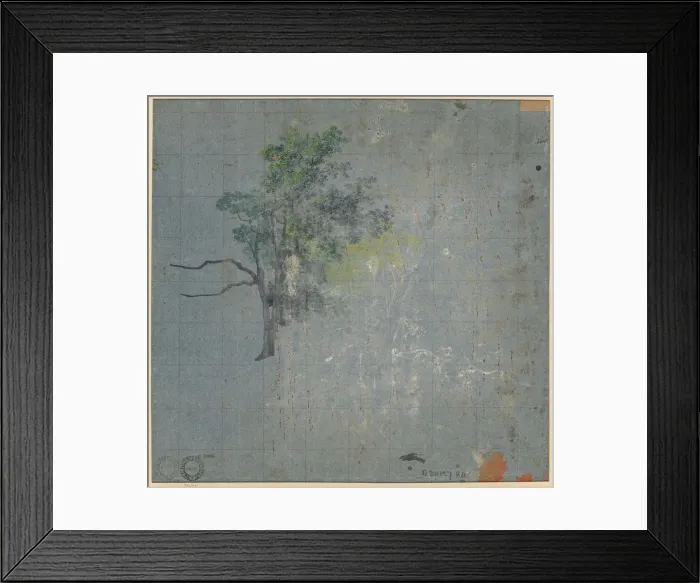 Framed Print : Tree Studies, first half 1800s. Creator: Johann Jacob Dorner (German, 1775-1852) Framed Print : Tree Studies, first half 1800s. Creator: Johann Jacob Dorner (German, 1775-1852)
