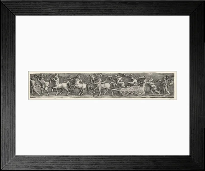 Framed Print : Triumph of Bacchus, c. 1539. Creator: Georg Pencz (German, c. 1500-1550) Framed Print : Triumph of Bacchus, c. 1539. Creator: Georg Pencz (German, c. 1500-1550)