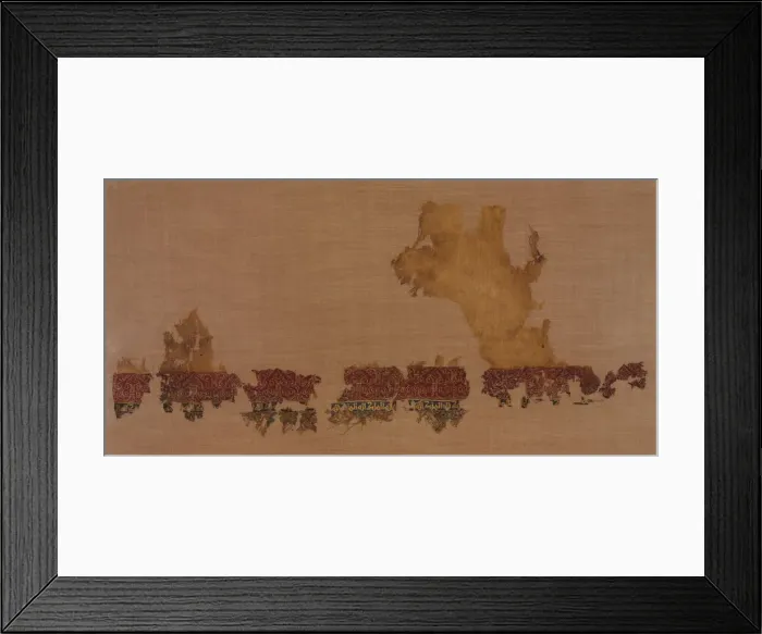 Framed Print : Tiraz with gold, 1013-1020. Creator: Unknown