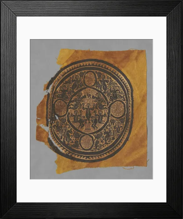 Framed Print : Tunic Fragment with Segmentum, 400s - 600s. Creator: Unknown Framed Print : Tunic Fragment with Segmentum, 400s - 600s. Creator: Unknown