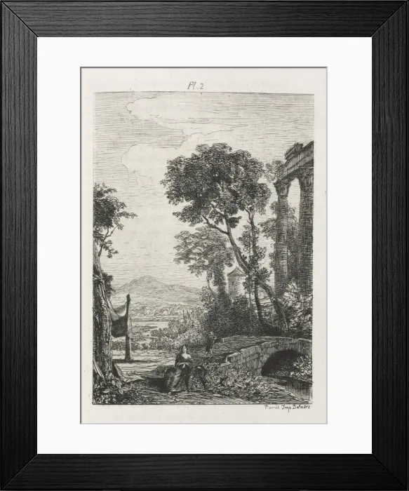 Framed Print : Traite de La Gravure a l eau forte: Plate 2, 1866. Creator: Maxime Lalanne (French Framed Print : Traite de La Gravure a l eau forte: Plate 2, 1866. Creator: Maxime Lalanne (French
