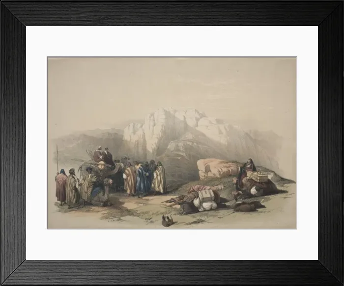 Framed Print : Tomb of Aaron, Summit of Mount Horeb, 1839. Creator: David Roberts (British, 1796-1864) Framed Print : Tomb of Aaron, Summit of Mount Horeb, 1839. Creator: David Roberts (British, 1796-1864)