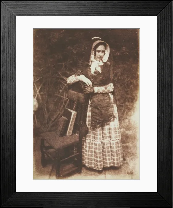 Framed Print : Unknown Woman, c. 1844. Creator: David Octavius Hill (British, 1802-1870); Robert Adamson (British Framed Print : Unknown Woman, c. 1844. Creator: David Octavius Hill (British, 1802-1870); Robert Adamson (British