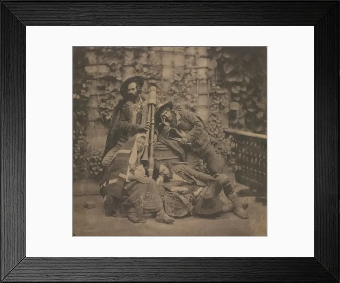 Framed Print : Untitled (Pifferari), c. 1851-1855. Creator: Unidentified Photographer Framed Print : Untitled (Pifferari), c. 1851-1855. Creator: Unidentified Photographer