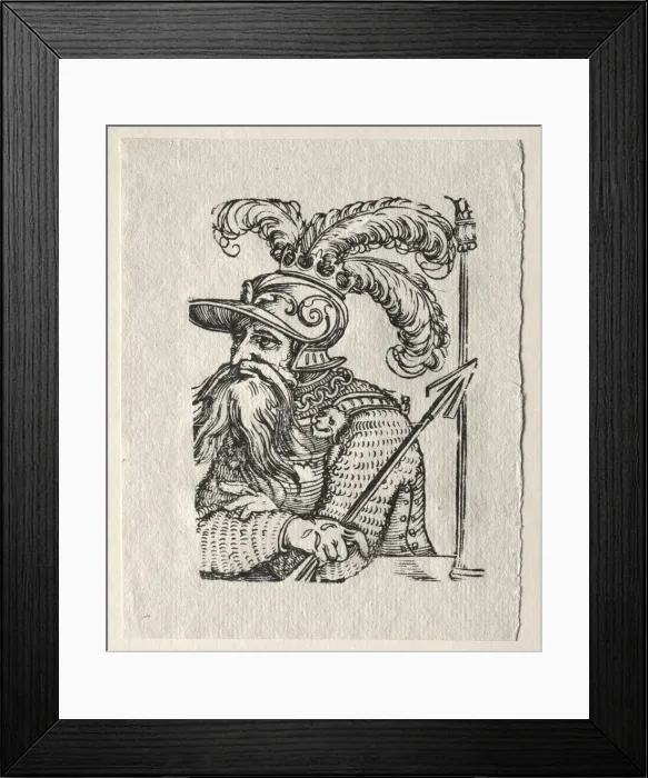 Framed Print : Tyrants of the Old Testament: Ahab. Creator: Georg Pencz (German, c. 1500-1550) Framed Print : Tyrants of the Old Testament: Ahab. Creator: Georg Pencz (German, c. 1500-1550)