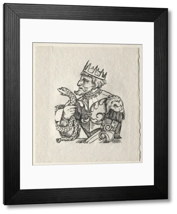 Framed Print : Tyrants of the Old Testament: Antiochus. Creator: Georg Pencz (German, c. 1500-1550) Framed Print : Tyrants of the Old Testament: Antiochus. Creator: Georg Pencz (German, c. 1500-1550)