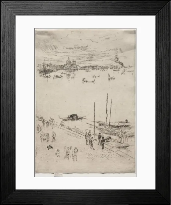 Framed Print : Upright Venice. Creator: James McNeill Whistler (American, 1834-1903) Framed Print : Upright Venice. Creator: James McNeill Whistler (American, 1834-1903)
