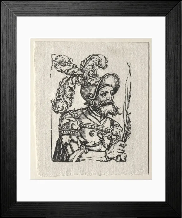 Framed Print : Tyrants of the Old Testament: Saul. Creator: Georg Pencz (German, c. 1500-1550) Framed Print : Tyrants of the Old Testament: Saul. Creator: Georg Pencz (German, c. 1500-1550)