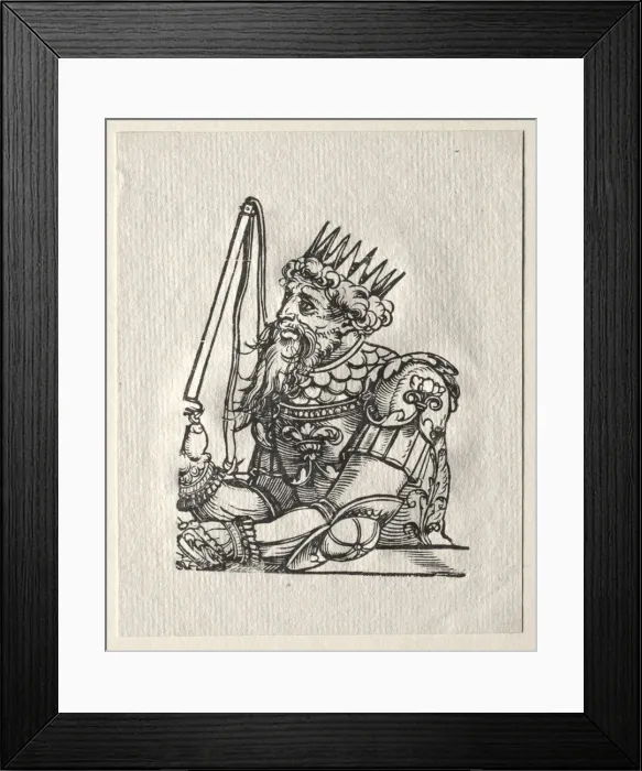 Framed Print : Tyrants of the Old Testament: Nebuchadnezzar. Creator: Georg Pencz (German, c. 1500-1550) Framed Print : Tyrants of the Old Testament: Nebuchadnezzar. Creator: Georg Pencz (German, c. 1500-1550)