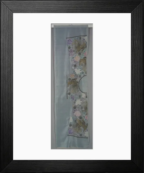 Framed Print : Uncut Robe: Proper Right Front and Back Panel, c. 1890s. Creator: Unknown Framed Print : Uncut Robe: Proper Right Front and Back Panel, c. 1890s. Creator: Unknown