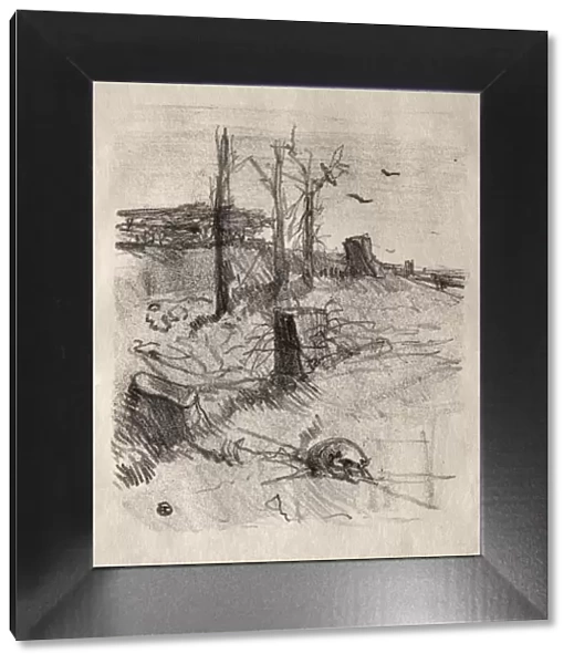 Un Cimetiere en Galicie, 1898. Creator: Henri de Toulouse-Lautrec (French, 1864-1901)